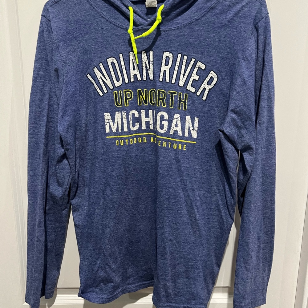 Anvil Indian River, MI hoodie, Sz M